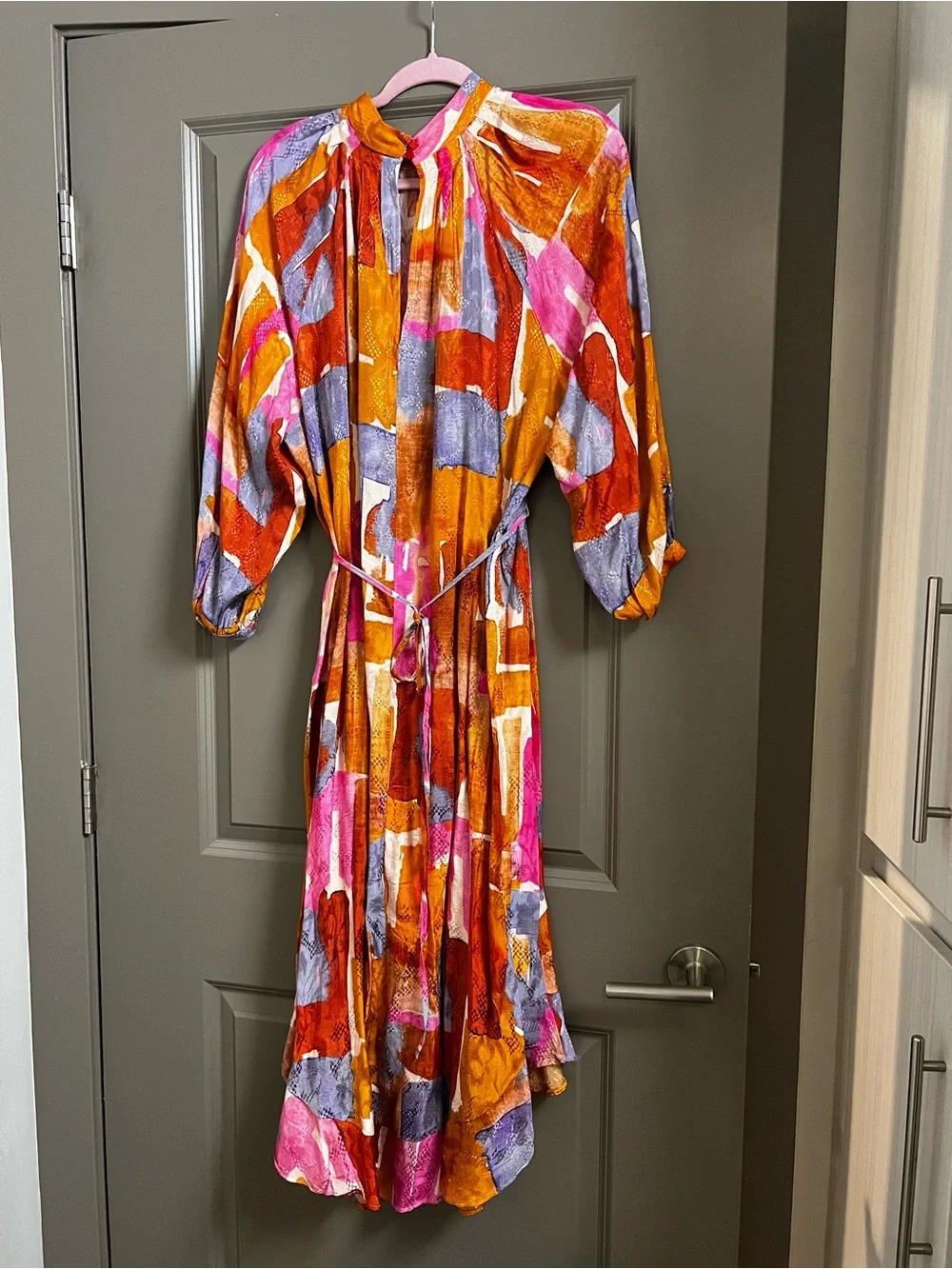 Anthropologie Maeve Jessamine Mock Neck Maxi Dress Size 1X Plus Size - Picture 4 of 6